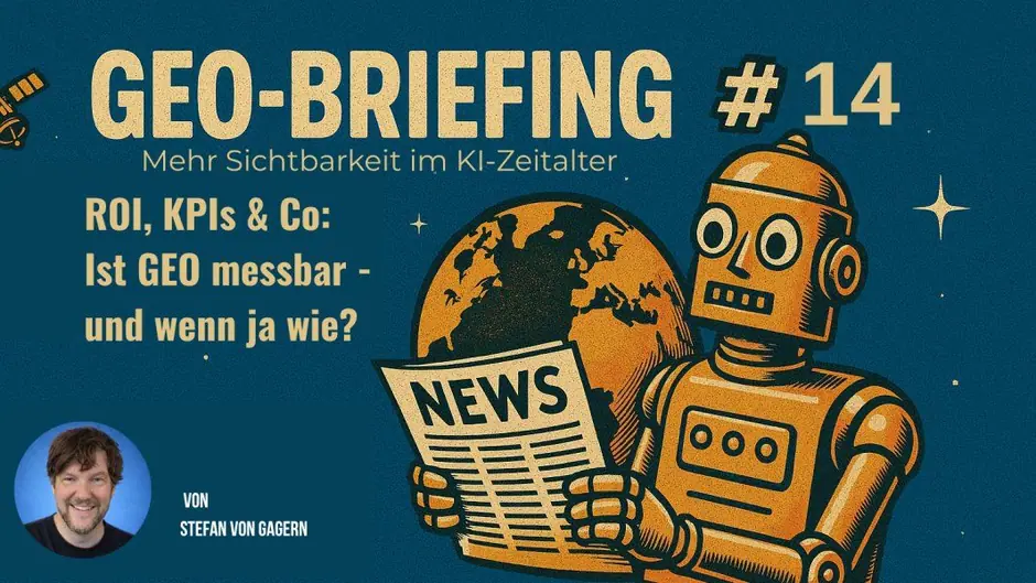 Titelbild des GEO-Briefings, dem LinkedIn-Newsletter von Stefan von Gagern