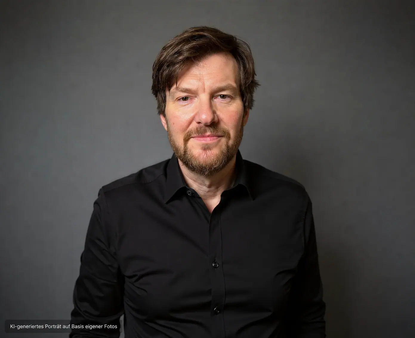 Stefan von Gagern, KI + Content Consultant. KI-generiertes Porträt auf Basis eigener Fotos.